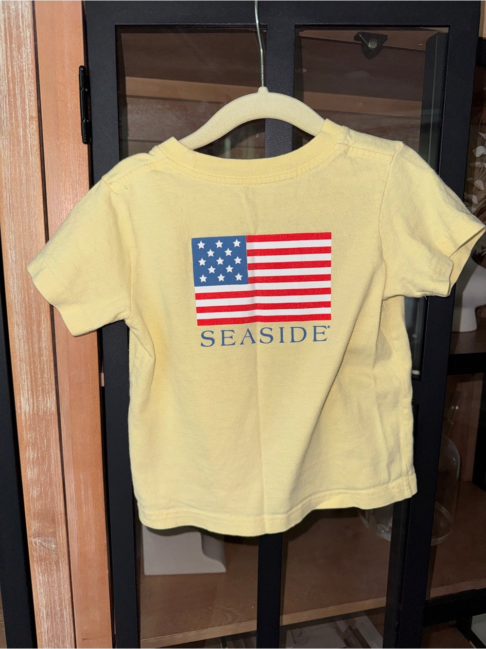 Seaside tee american flag USA tshirt toddler boy girl unisex butter short sleeve